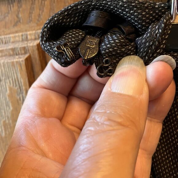 Nine West Skirt Women's Black Twill Pencil Skirt Sz 16 Zip Knee Length Business - Picture 8 of 8